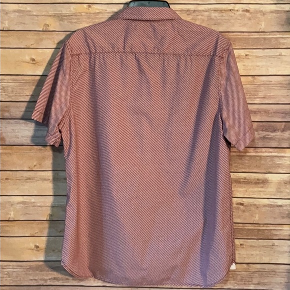 Men’s DENIM. FLOWER Short Sleeve Button Up Sz L - Picture 6 of 6